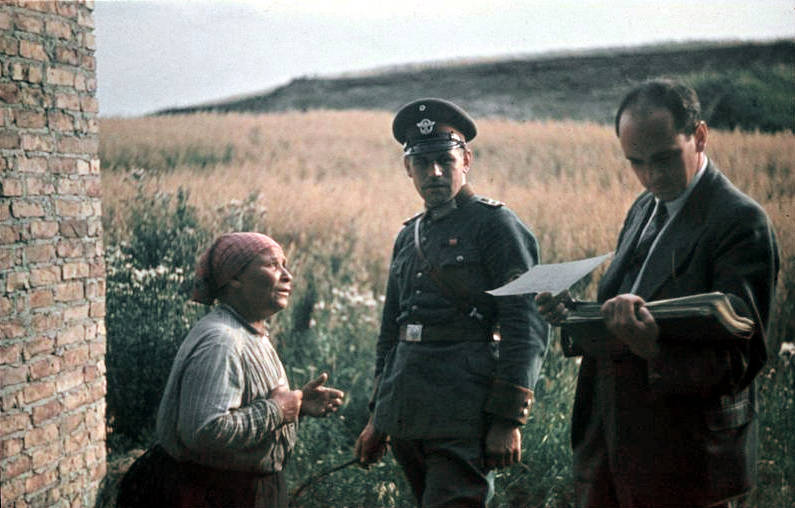 Robert Ritter Inspecting Papers