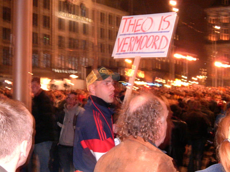 Theo Van Gogh Protestor