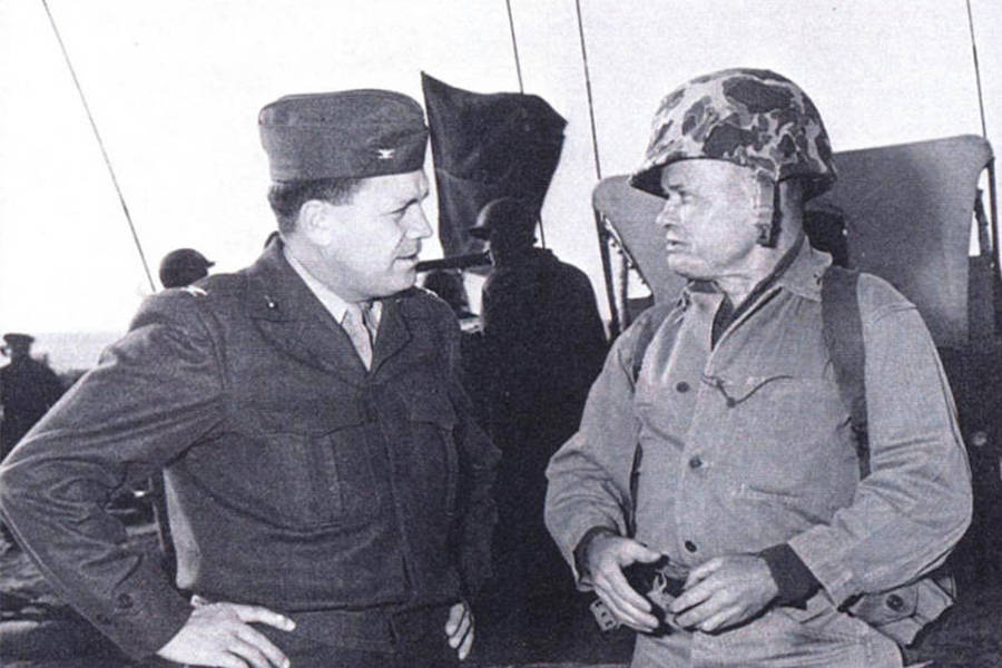 Chesty Puller At Camp Pen
