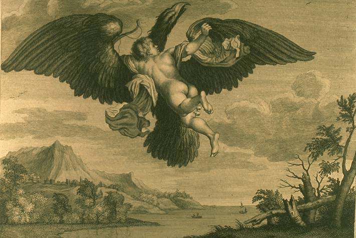 Ganymede Abducted By Zeus