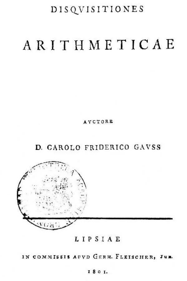Dissertation Of Carl Gauss