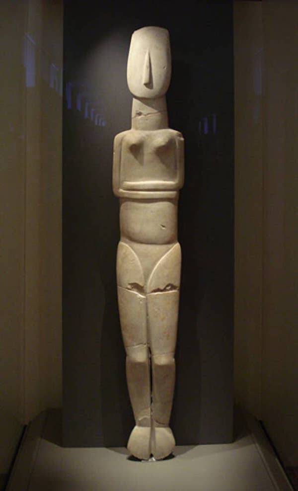 Dhaskalio Marble Statue