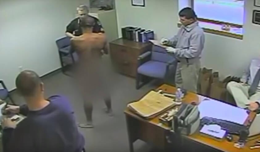 Nick Hillary Being Stripped Naked