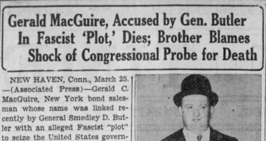 Gerald MacGuire’s Death Announcement