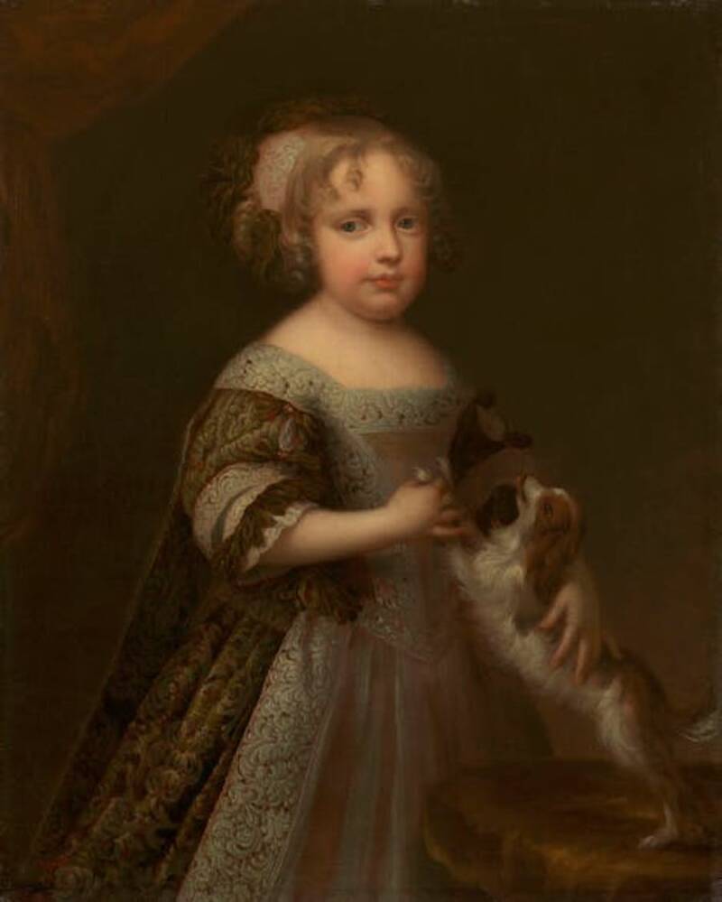 Painting Of A Young Queen Anne