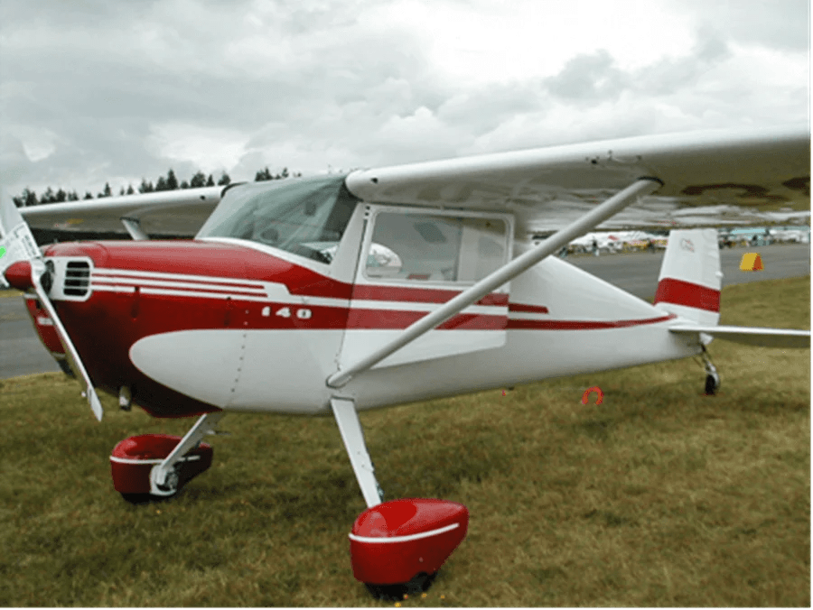 Cessna 140 Plane Model