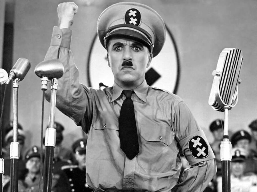 Charlie Chaplin As Hitler