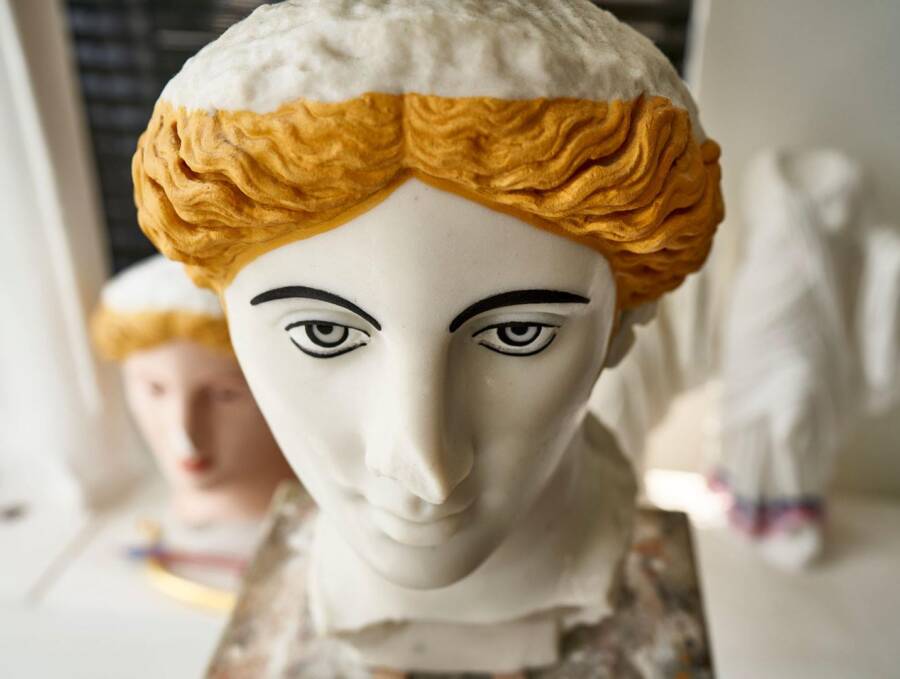 The 'Gods In Color' Exhibit Shows Ancient Statues In Brilliant Color