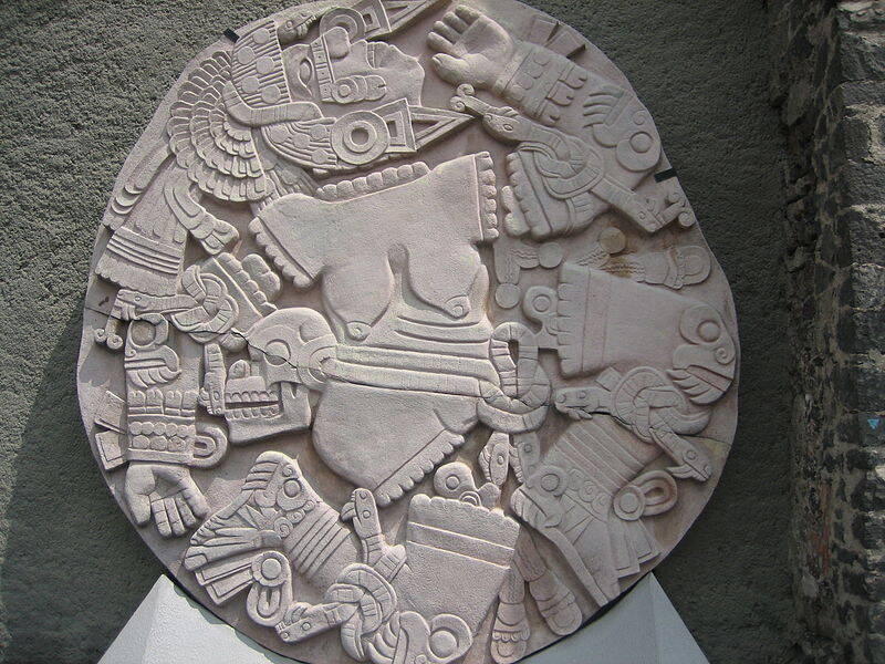 Coyolxauhqui Relief At Templo Mayor
