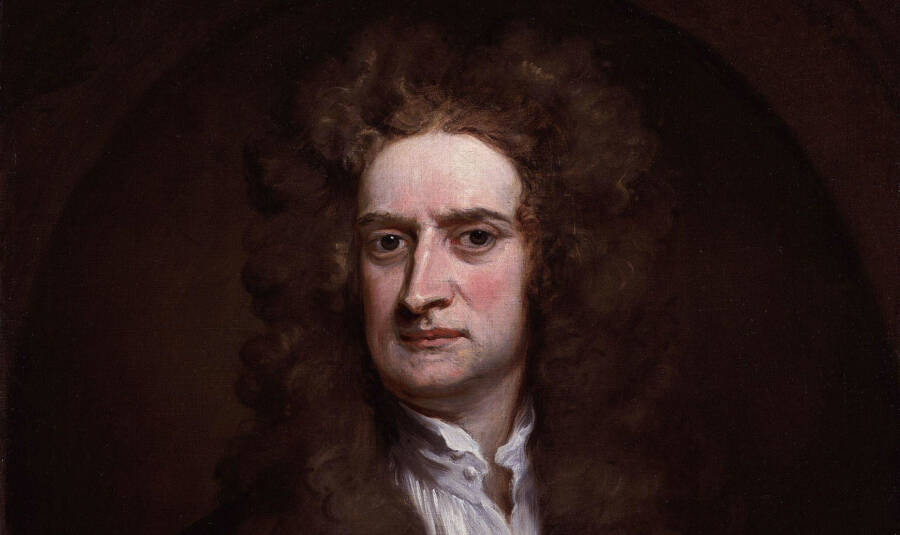 Portrait Of Isaac Newton