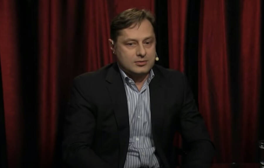 Vladimir Marugov Being Interviewed