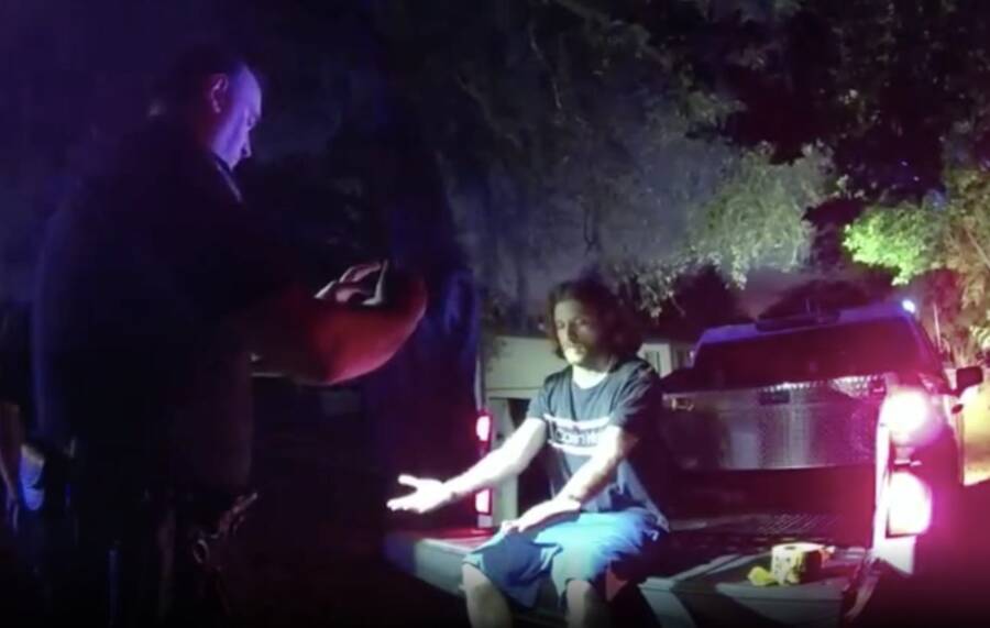 Kolby Allen Parker Being Questioned