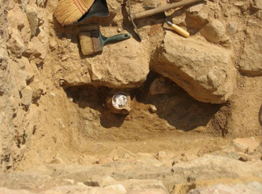 Greek Curse Jar From Above