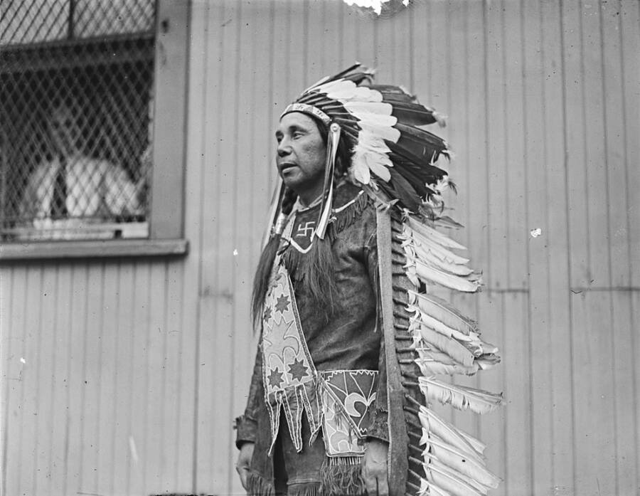 Passamaquoddy Chief In 1921