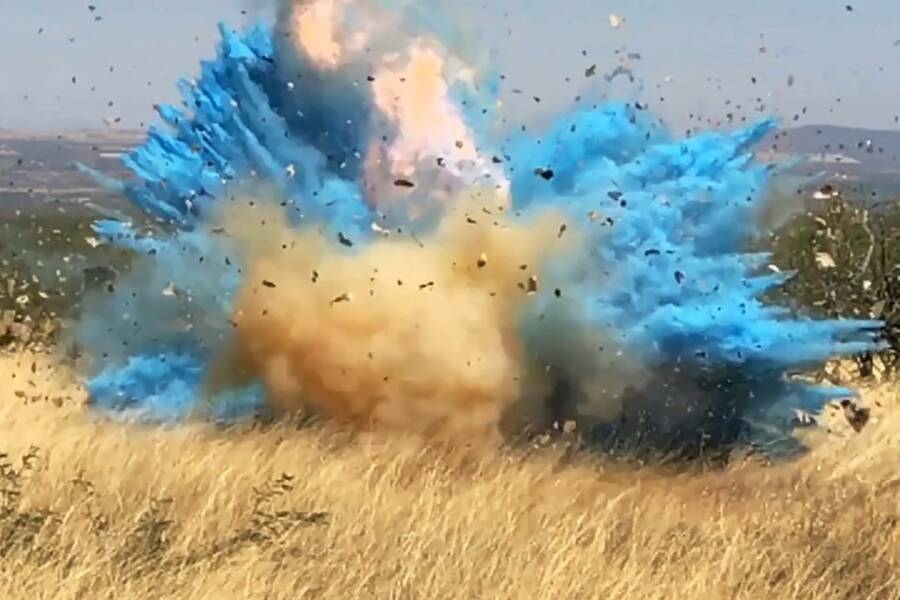 Gender Reveal Explosion