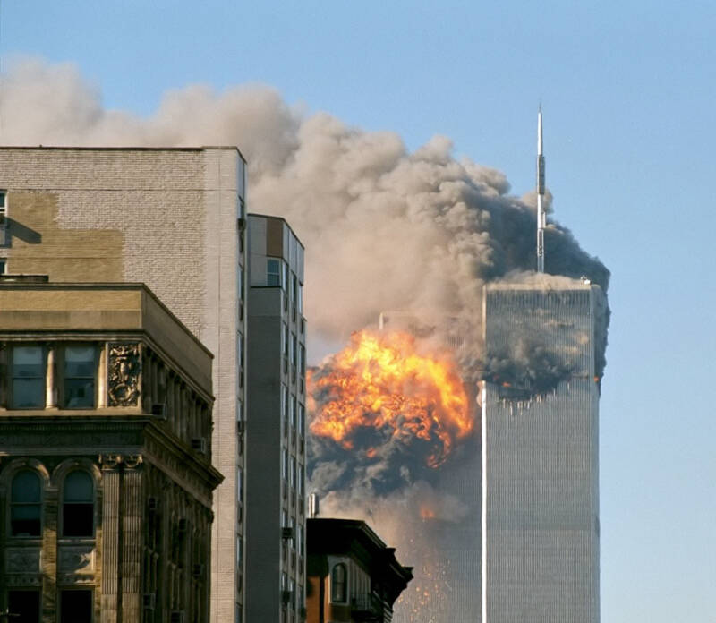 Flight 175 Hits World Trade Center On 9/11