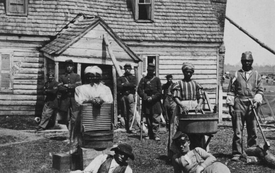 Former Slaves In The Union Army