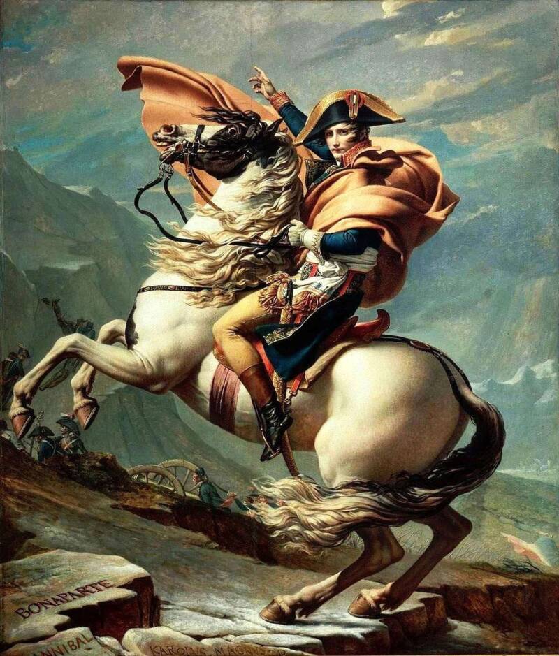 Napoleon Bonaparte Horseback
