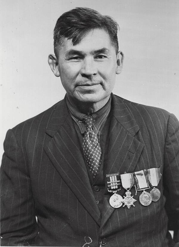 Francis Pegahmagabow In 1945