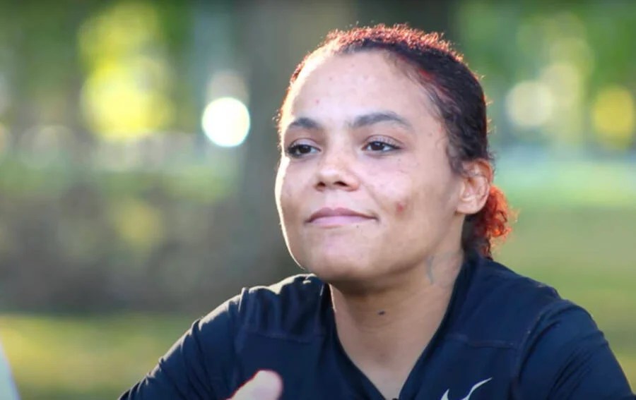 Kaylynn Stevenson Being Interviewed