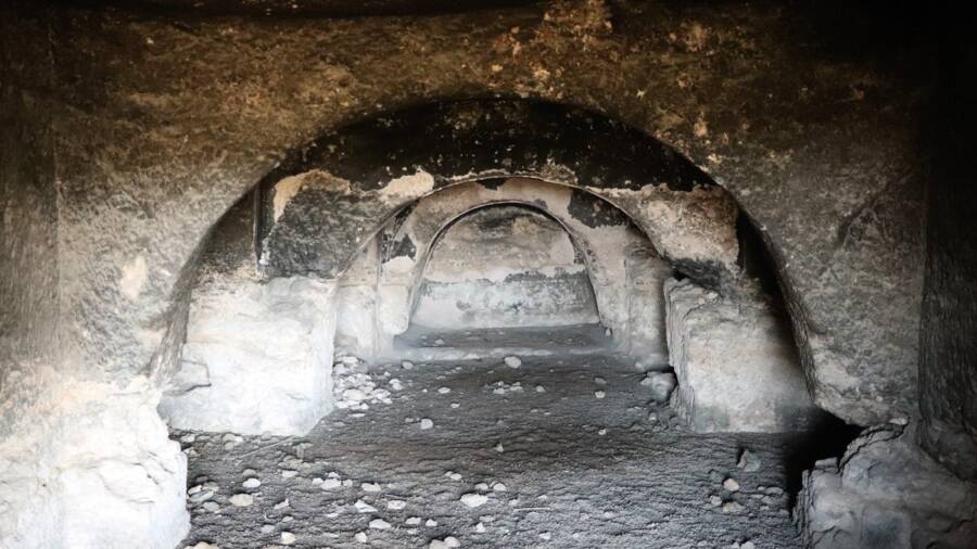 Tomb Filled With Soot