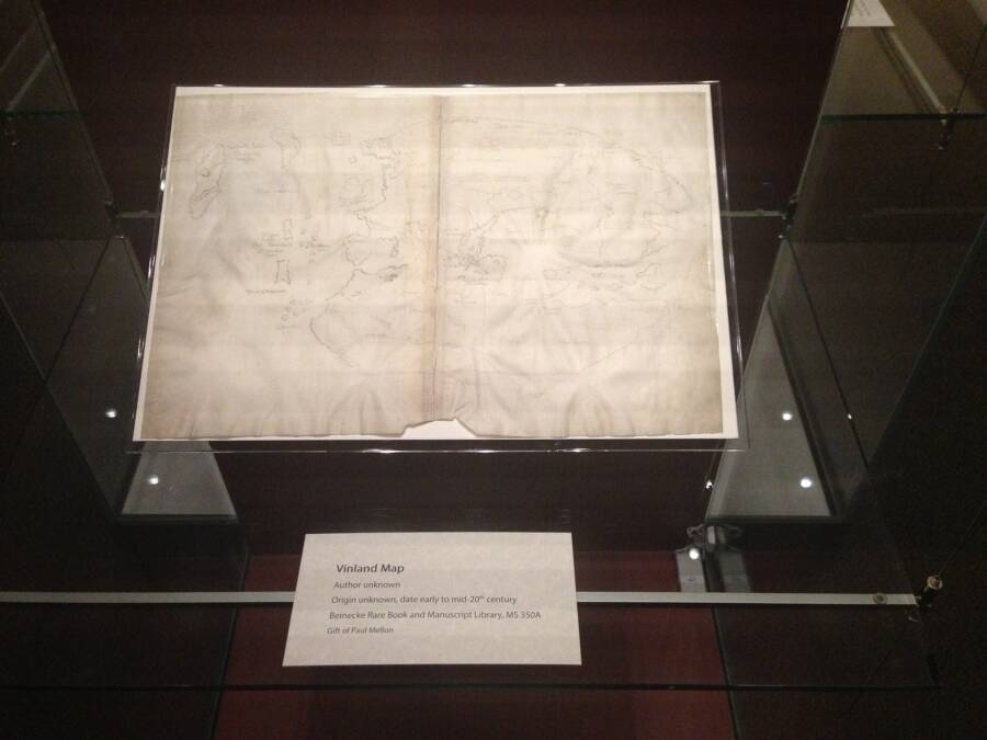Yale Vinland Map On Display