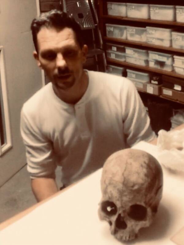 David Adkins Greta On Table