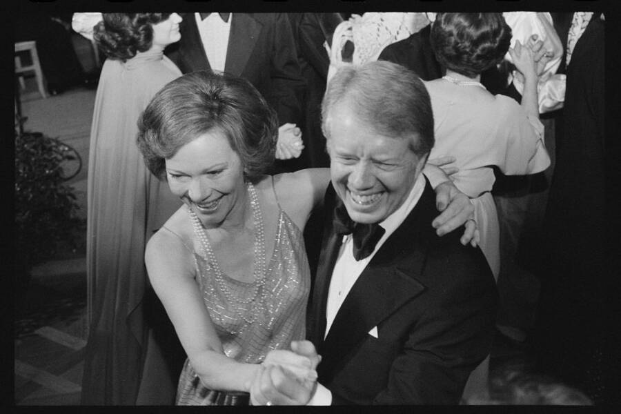 Jimmy And Rosalynn Carter At Inaugural Ball