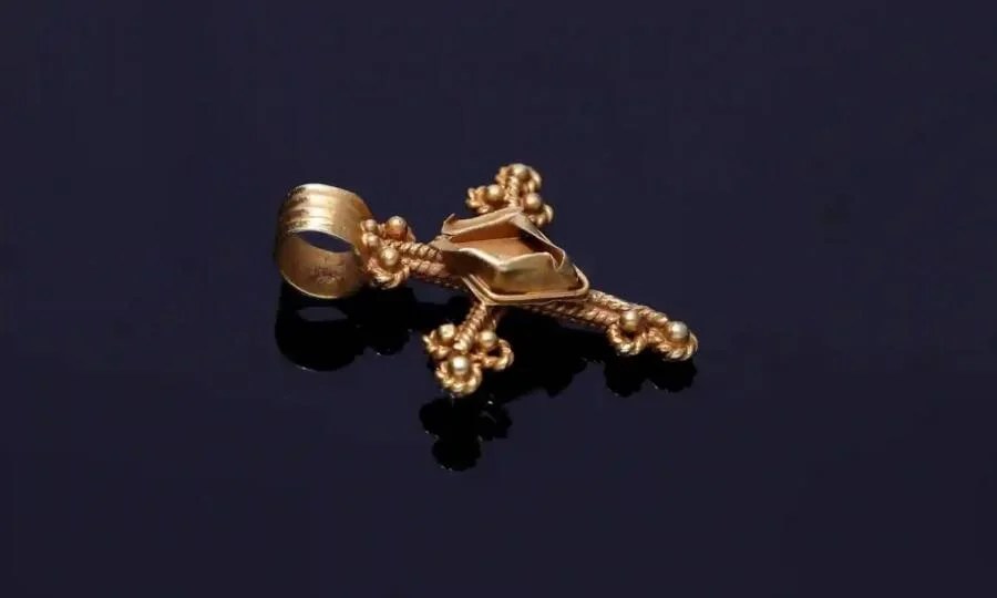 Gold Cross From 12th Century