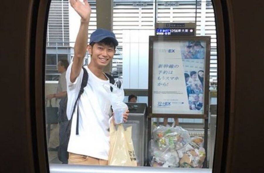 Shoji Morimoto Waving And Smiling