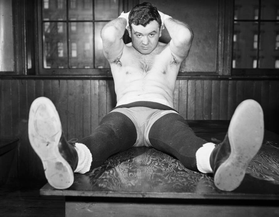 Jimmy Braddock Exercising
