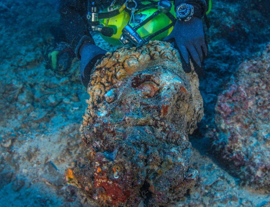 Head Of Hercules From Antikythera Ship