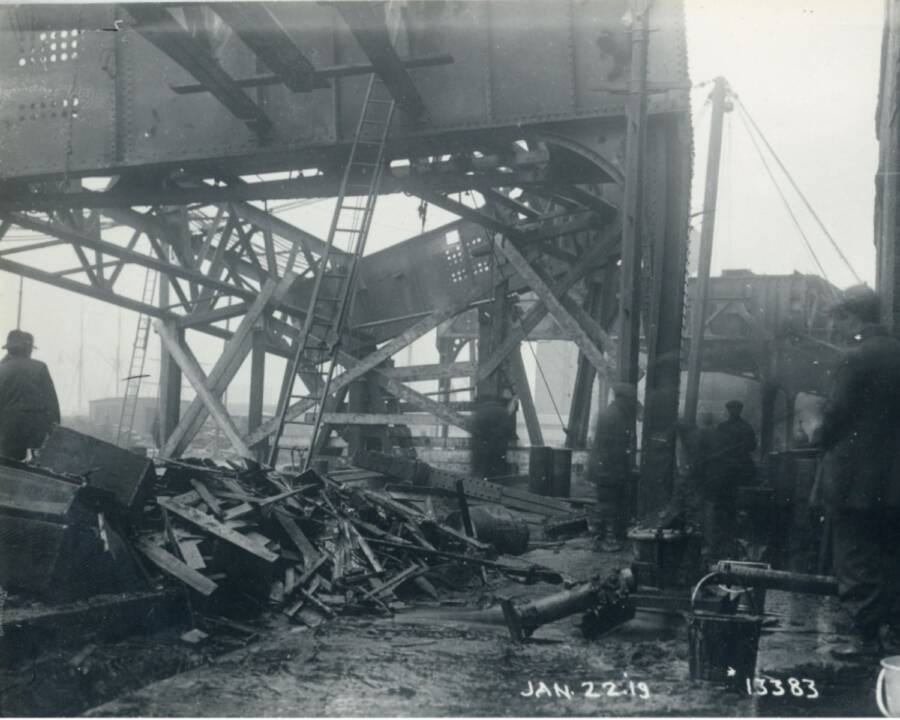 Beneath The Destroyed Train Trestle