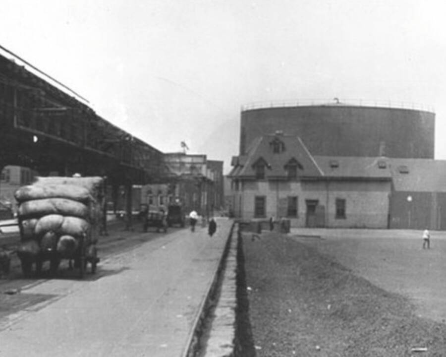 Molasses Tank Before Explosion