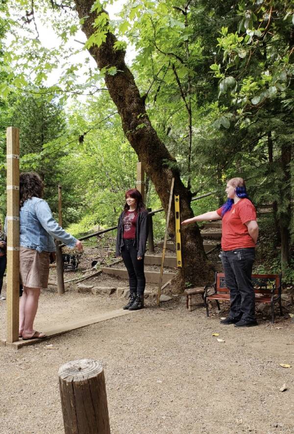 Height Change Demonstration At The Oregon Vortex