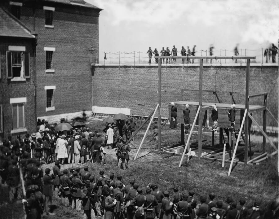 Lincoln Assassins Hanging At The Gallows