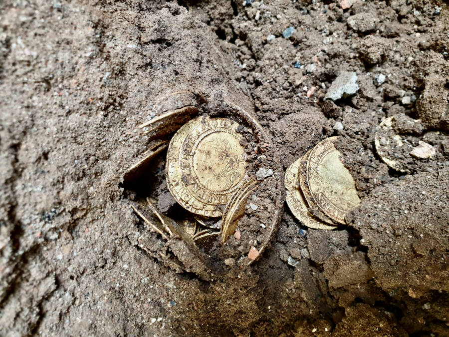 Gold Coins Found Under Yorkshire Floor