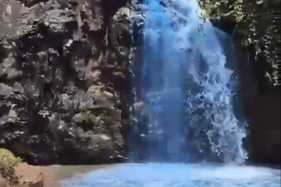 Blue Waterfall
