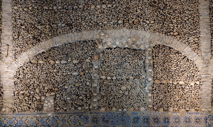 Display At The Chapel Of Bones
