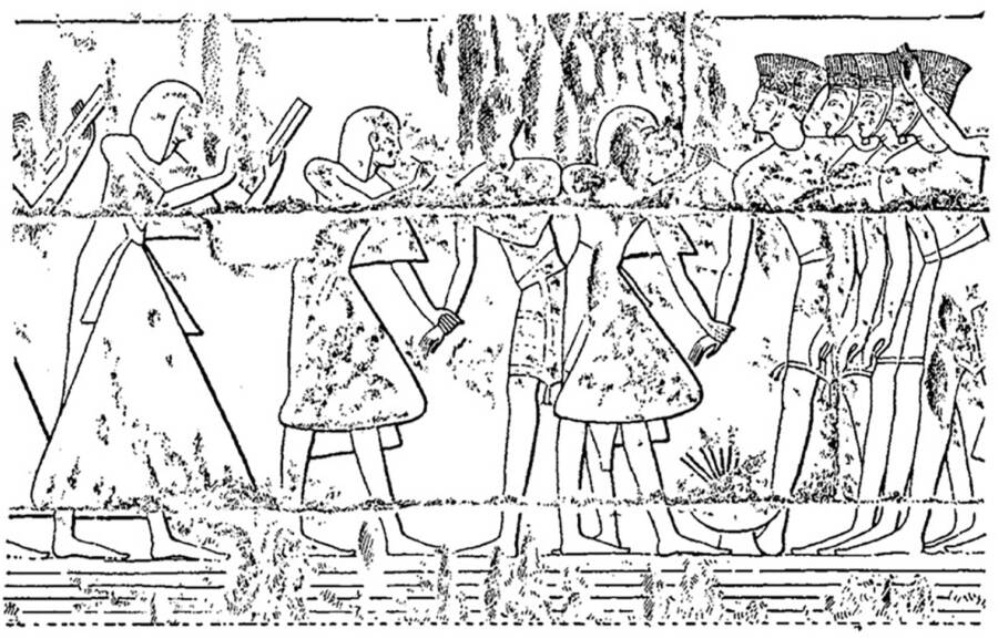 Medinet Habu Carving