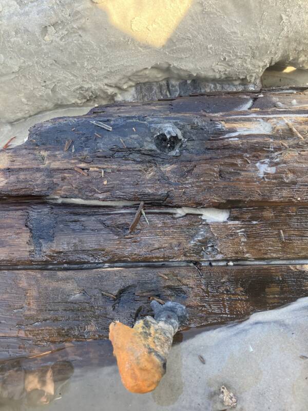 Close Up Of Shipwreck