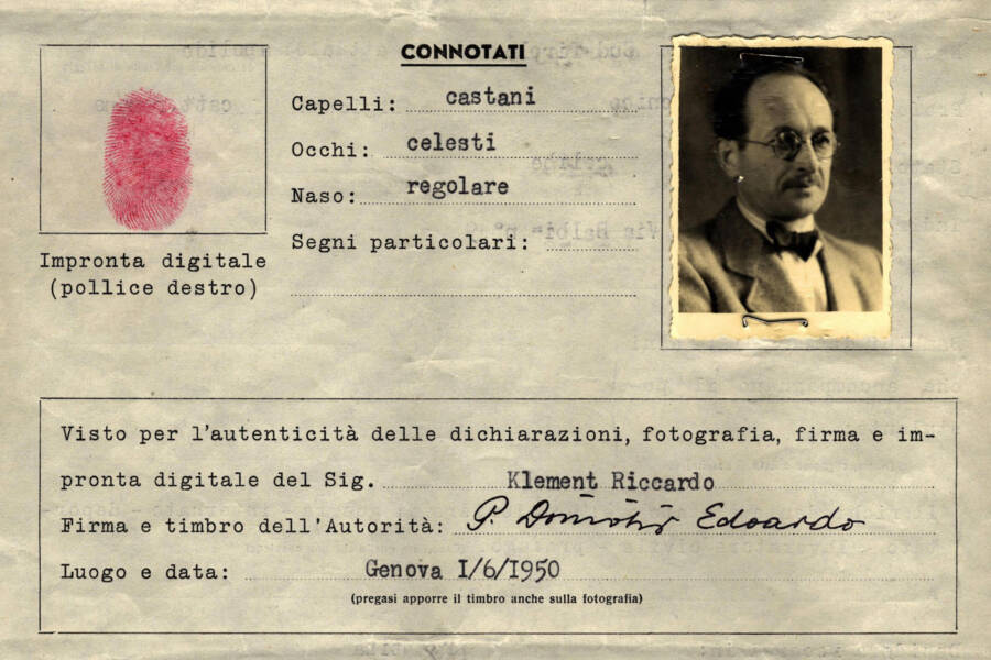 Travel Documents From The Ratlines