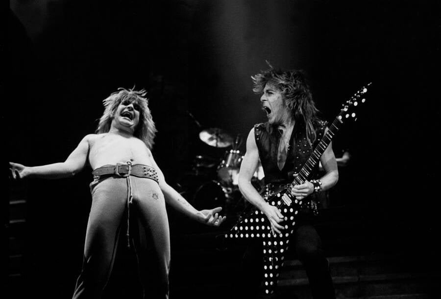 Ozzy Osbourne And Randy Rhoads
