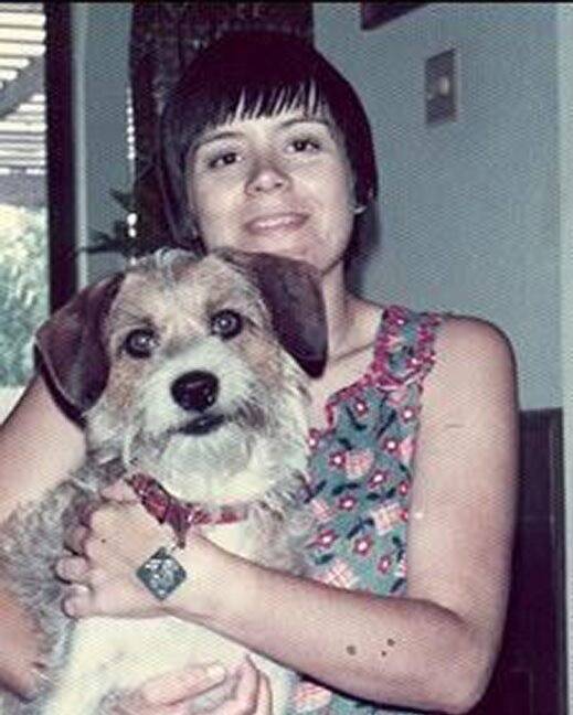 Betty Gore With Her Dog