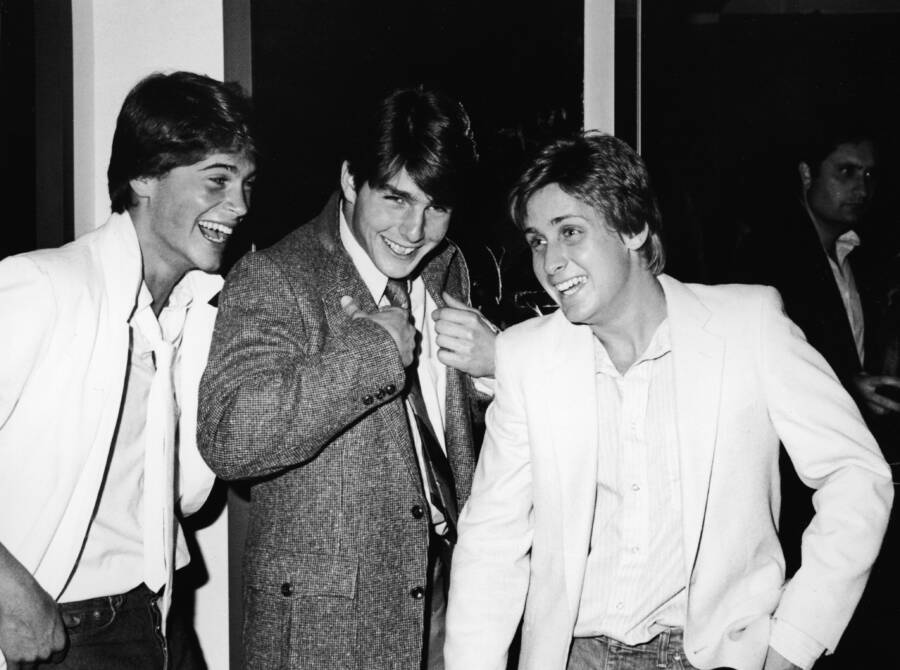 Rob Lowe, Tom Cruise, And Emilio Estevez