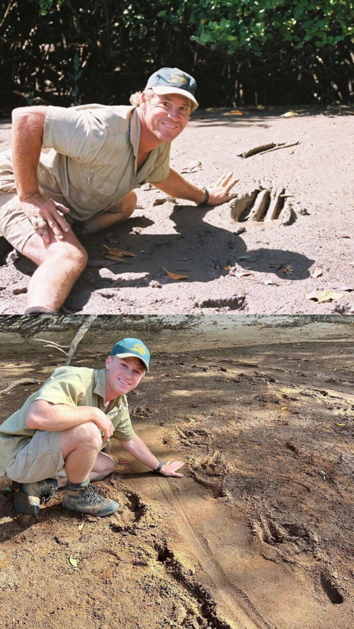 Steve and Robert Irwin