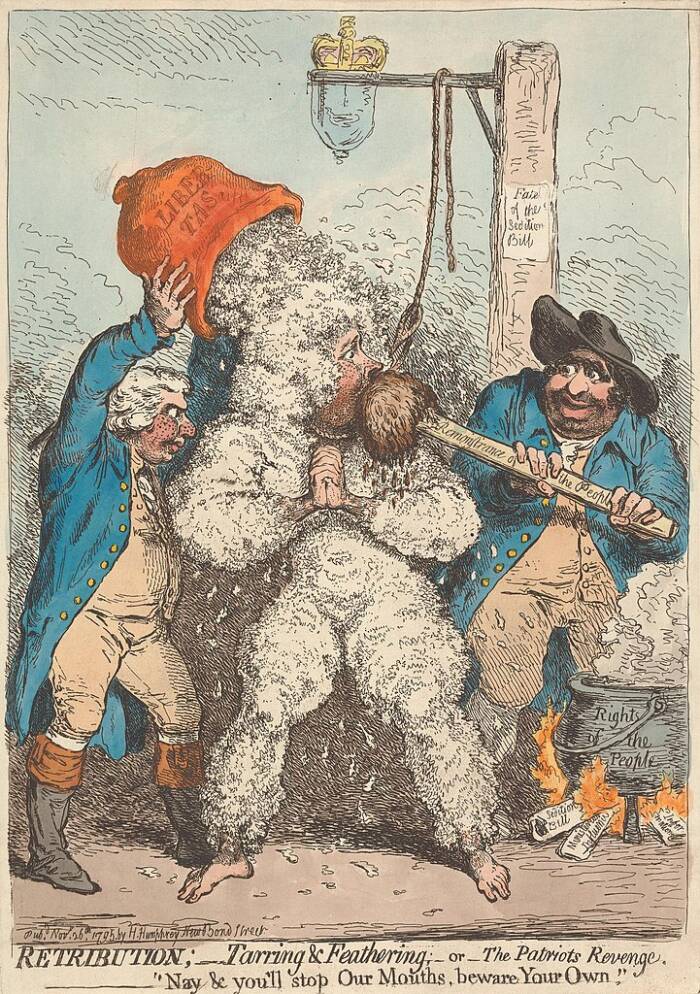 Tar And Feather Cartoon