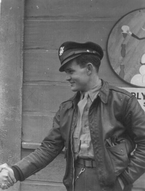 Gale Cleven Shaking Hands