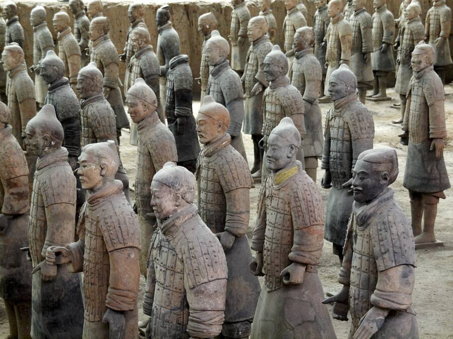 Group Of Terracotta Warriors