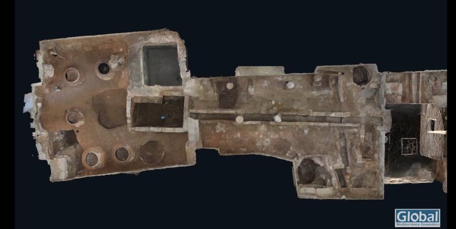 Aerial View Of Factory